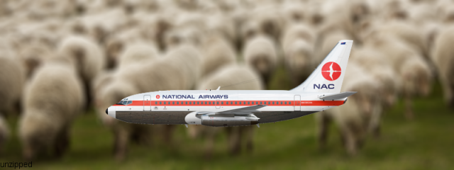 New Zealand National Airways Corporation (NAC) Boeing 737-219