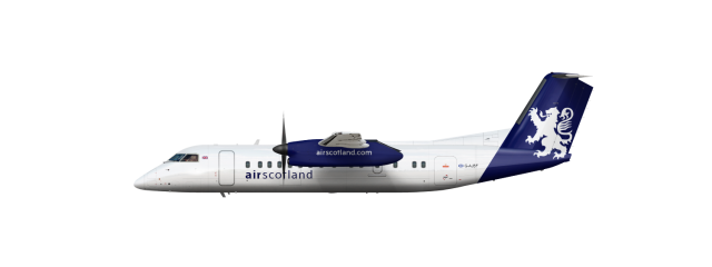 Air Scotland Bombardier Q300