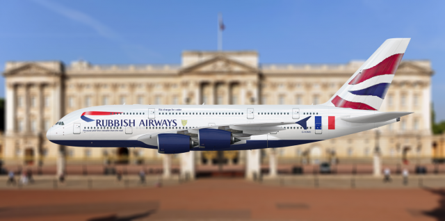 Rubbish Airways Airbus A380-800