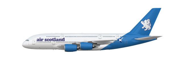 Air Scotland Airbus A380 800