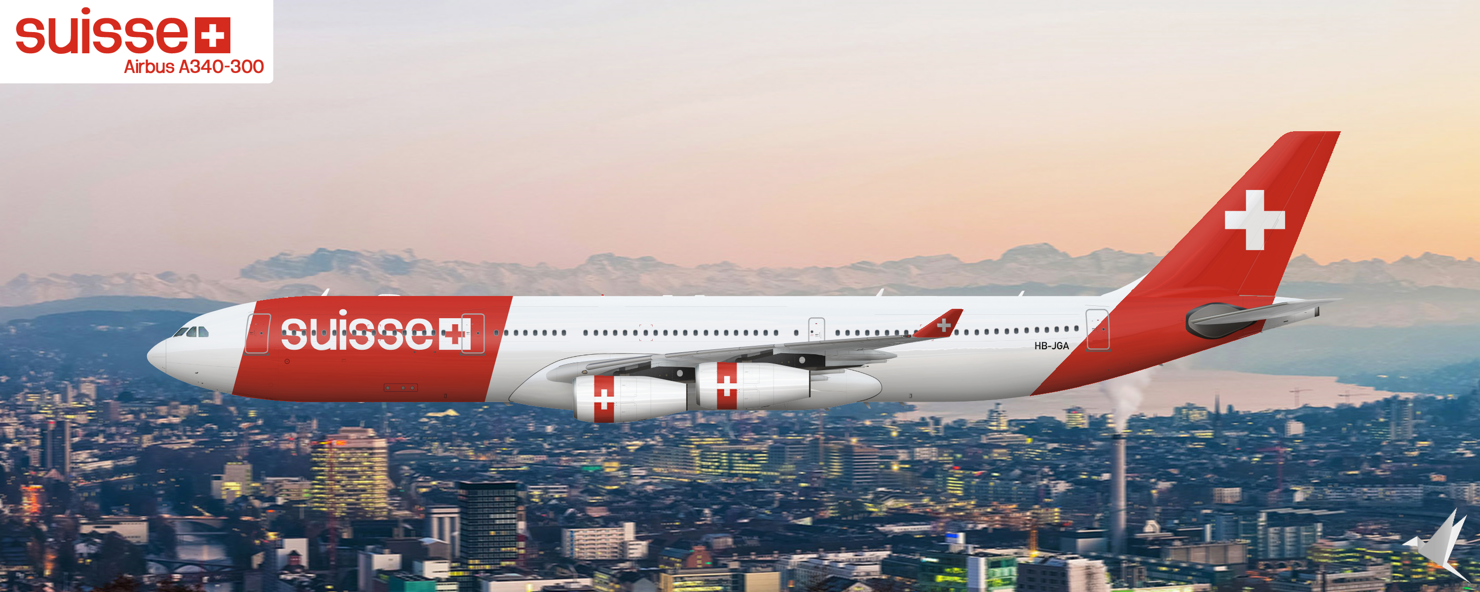 Suisse - Airbus A340-300 (Alternate) - The Drawing Board