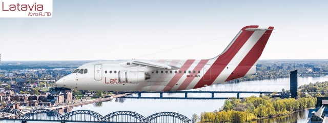 Latavia - Avro RJ70