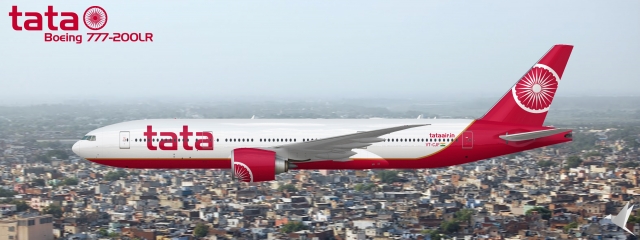 Tata Indian Airlines - Boeing 777-200LR