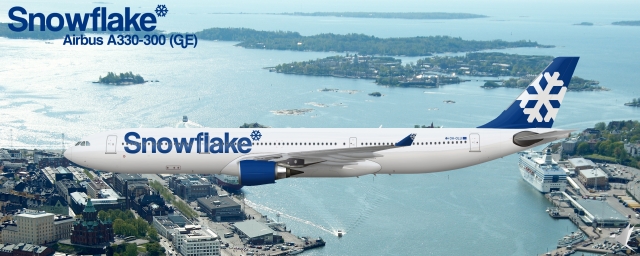 Snowflake - Airbus A330-300 Snowflake - Airbus A330-300