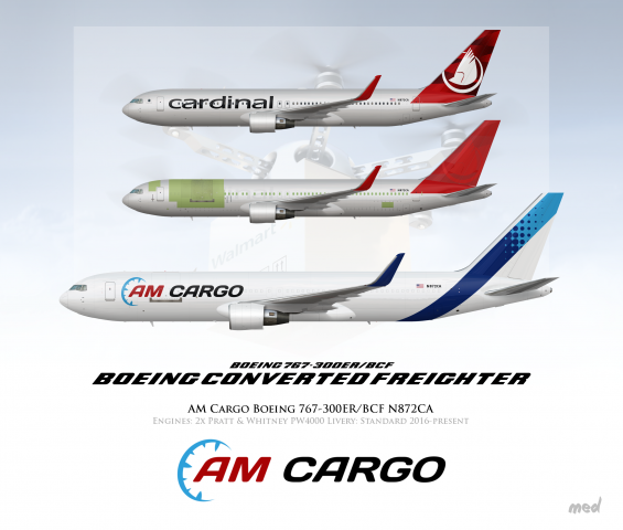 AM Cargo Poster 767 BCF