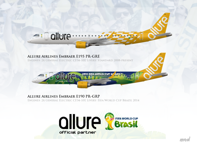 Allure Airlines Poster FIFA World Cup 2014