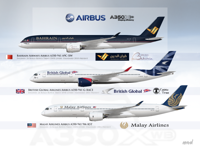 Airbus A350 Poster