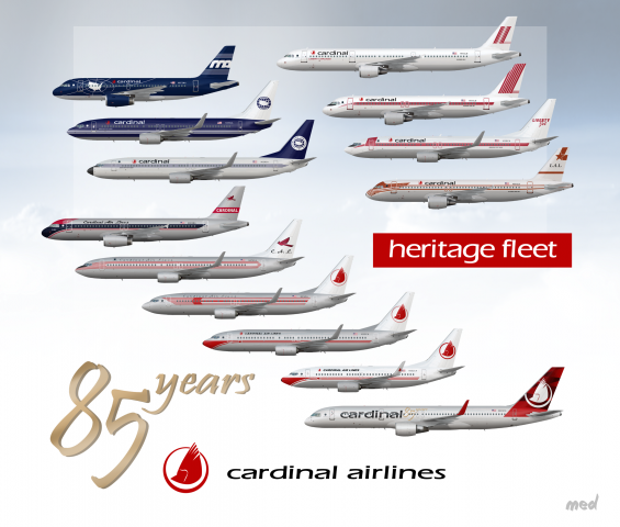 Cardinal Air Lines Fleet Heritage