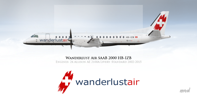 Wanderlust Air Livery SAAB 2000
