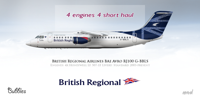 British Regional Airlines BAe Avro RJ100