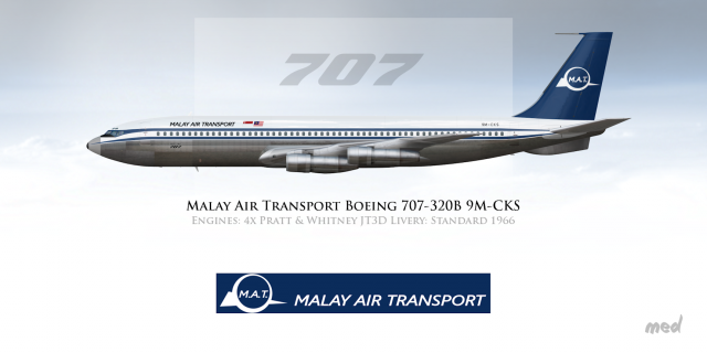 Malay Air Transport Livery Boeing 707