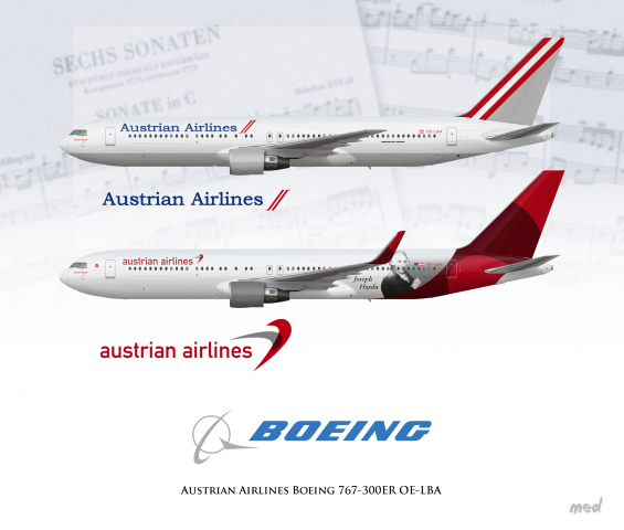Austrian Airlines Livery Boeing 767