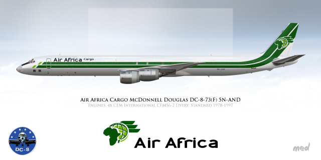Air Africa Cargo Livery DC-8