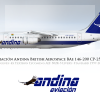 Aviación Andina Livery BAe 146