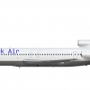 Air Bangkok (Bangkok Air) 727-200adv Livery 1985-1995