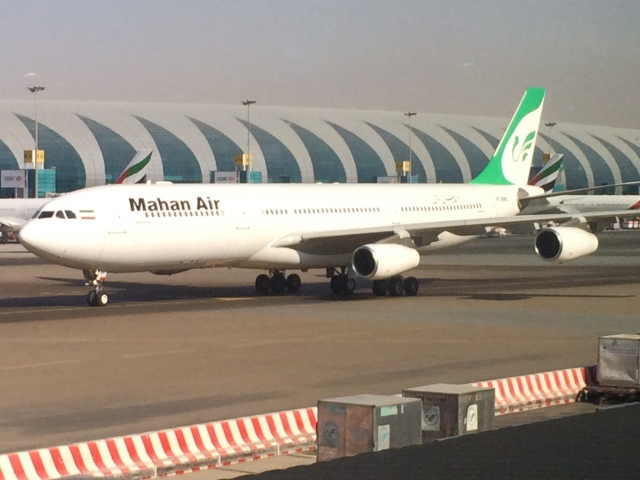 Mahan Air A340 at DXB