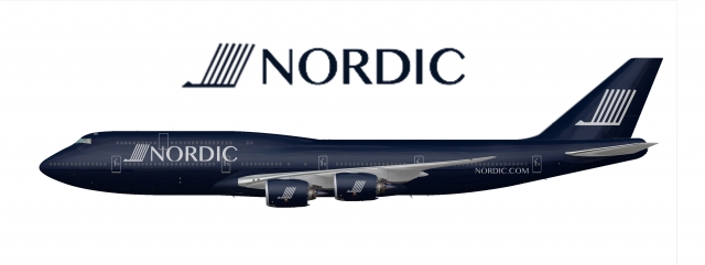 NORDIC Boeing 747 8i NAVY