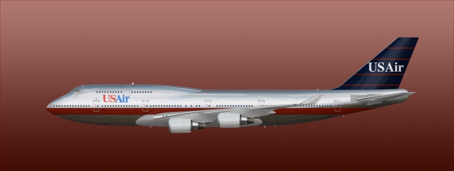 USAir 747 400