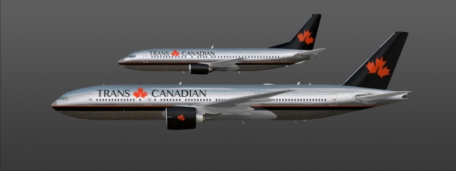 Trans Canadian Boeing 777 200
