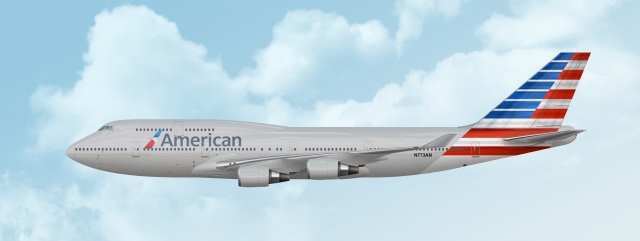 AMERICAN Boeing 747 400