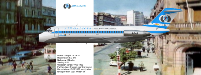 Air Galicia Douglas DC-9-10 "Ribadeo" Air Galicia Douglas DC-9-10 "Ribadeo"