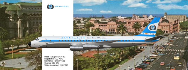 Air Galicia Douglas DC-8-50 "Ramón Verea"