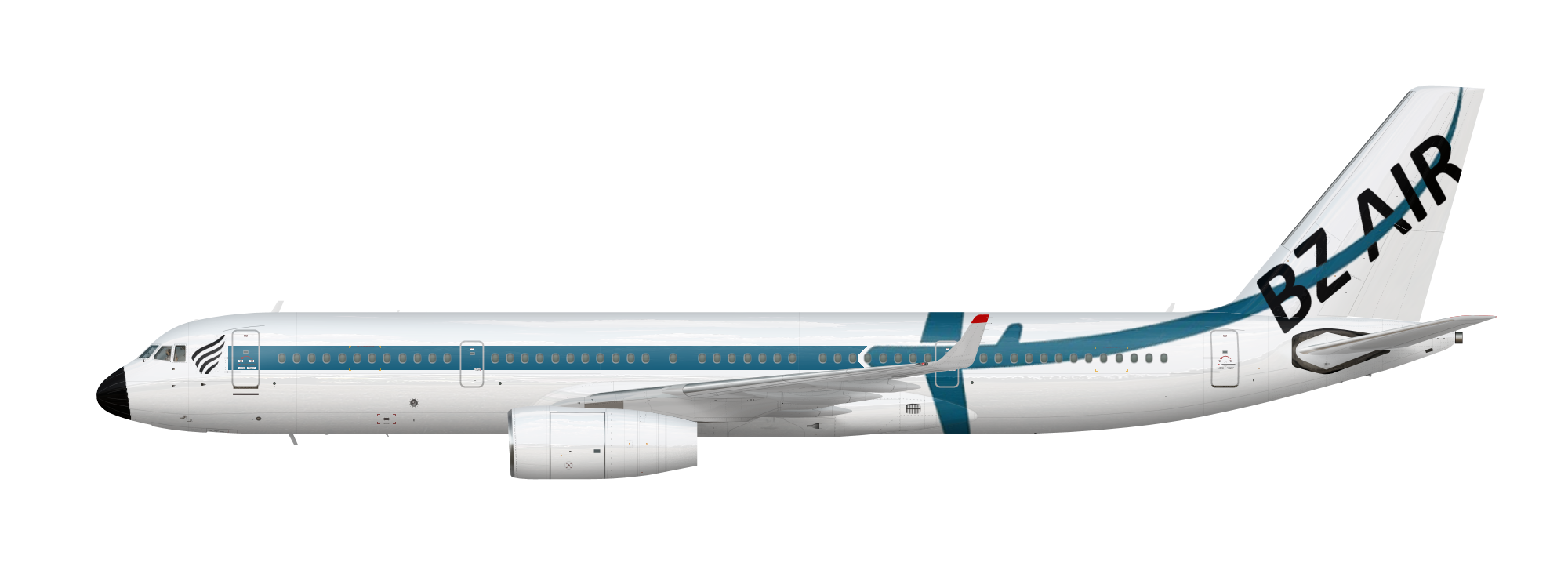 Tupolev Tu 204 BZ AIR Livery