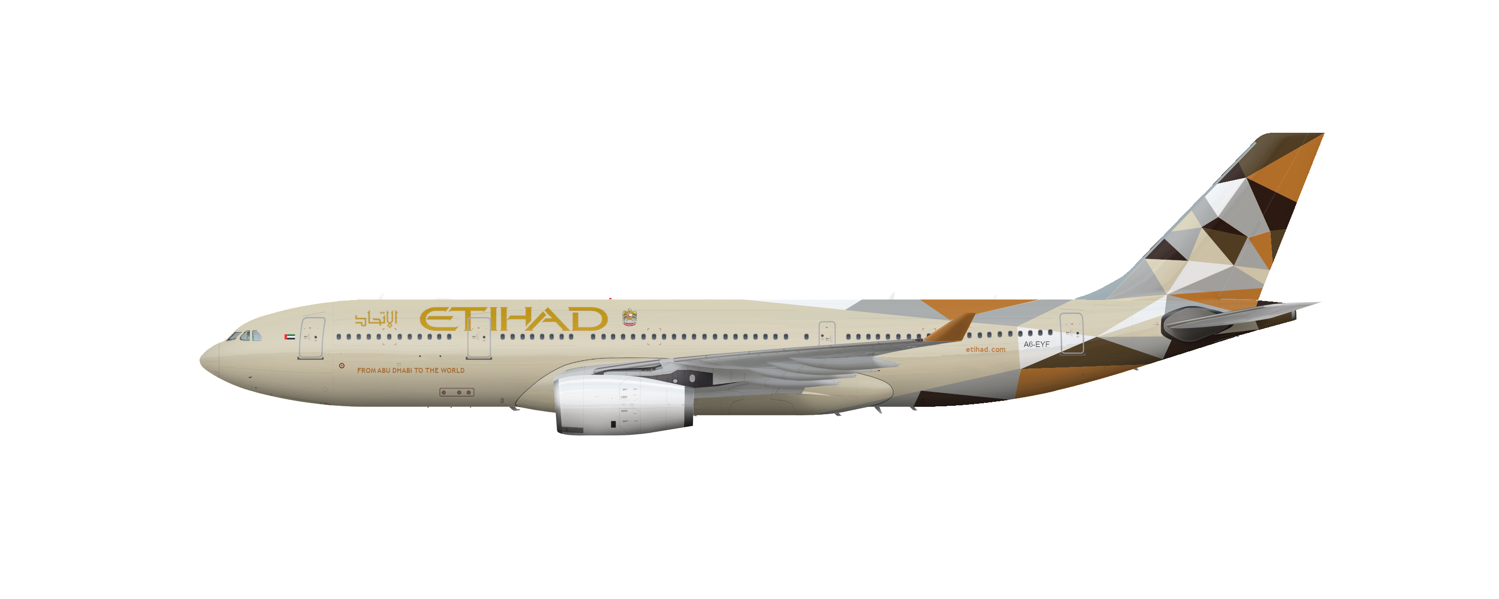 Airbus A330 200 Etihad Real Airline