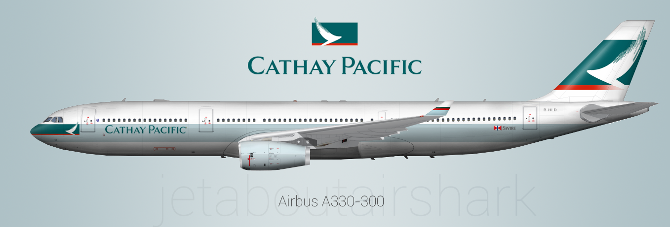 Cathay Pacific A330 300 Re Create By Airshark Gallery Airline Empires