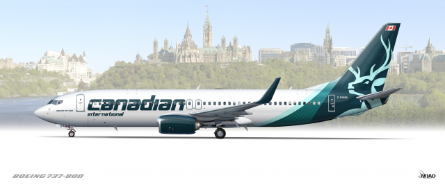 Canadian International | Boeing 737-800 | C-GAMA [REVAMP] - Airlines of ...