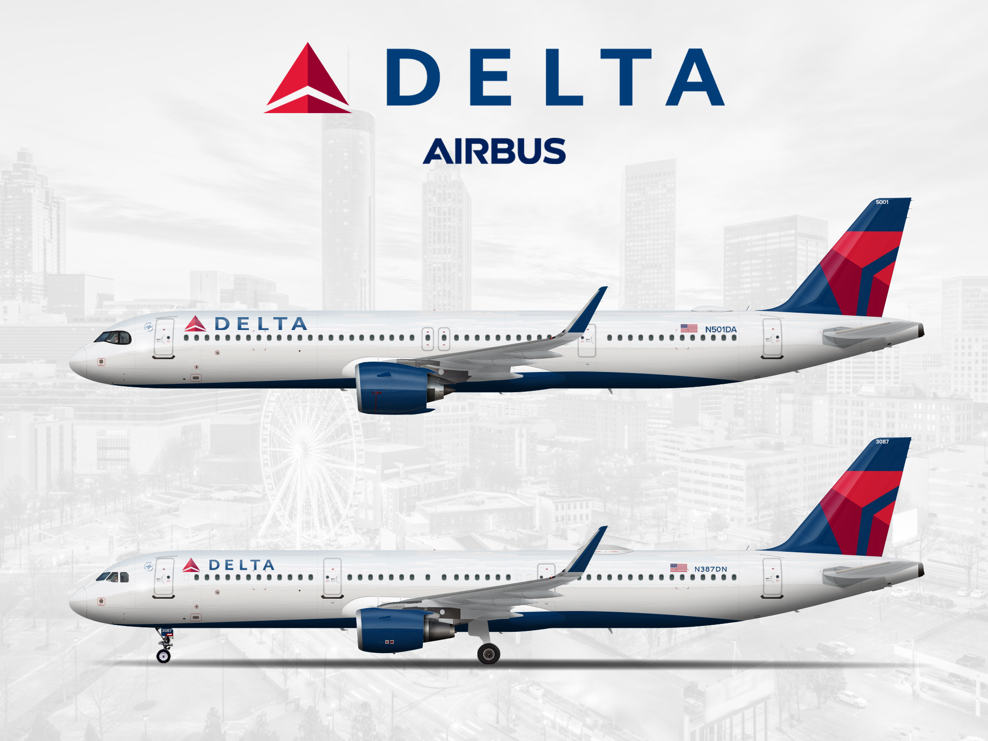 Airbus A321-200 Delta Air Lines 3D Model | lupon.gov.ph