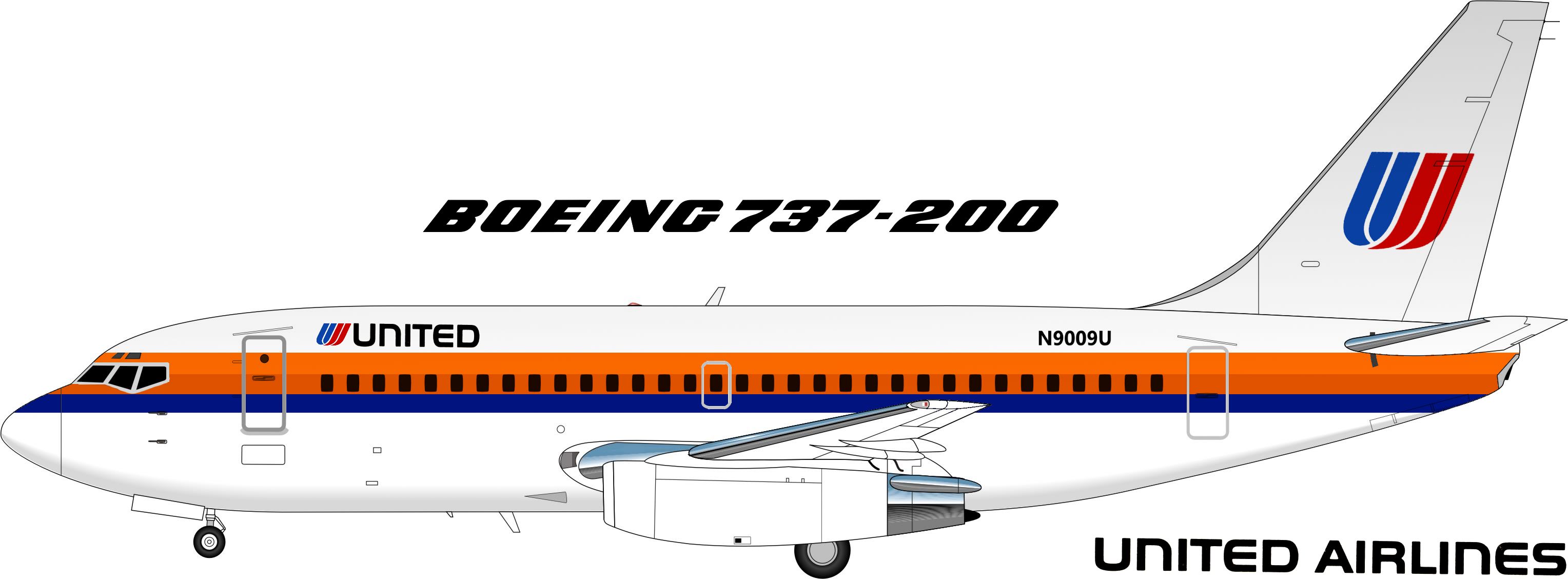 Боинг 737 200 схема